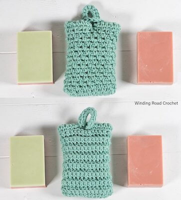 Free Crochet Soap Saver Pattern by Winding Road Crochet