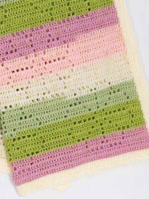 Marguerite Crochet Baby Girl Blanket Pattern by Owl B Hooked