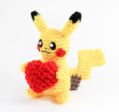 Mini Crochet Pikachu Amigurumi Free Pattern by Strings Away