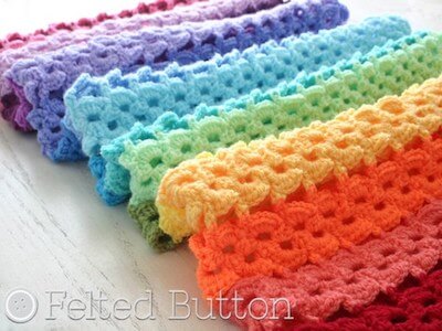 Pansy Parade Blanket Crochet Pattern by Felted Button
