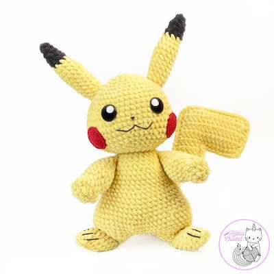 Pikachu Amigurumi Crochet Pattern by Azelia Crochet