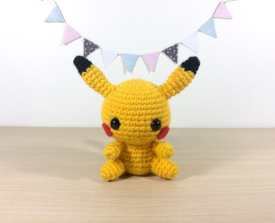 Pikachu Amigurumi Pattern by Clare Heesh