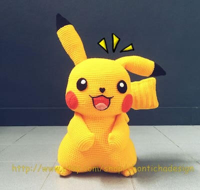 Pikachu Amigurumi Pattern by Chonticha Design