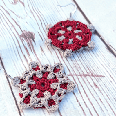 Free Reversible Hexagon Crochet Pattern by Bliss This 