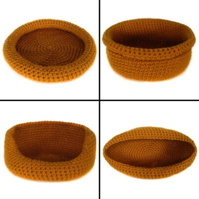 Super Versatile Cat Bed Crochet Pattern by Crochet Spot Patterns