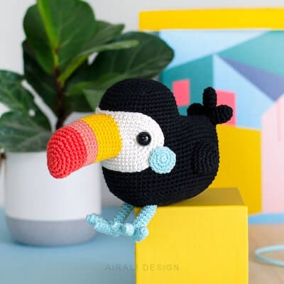 Toco, The Toucan Crochet Bird Pattern by Airali Design