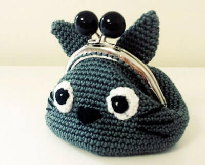 Totoro Coin Purse Crochet Pattern by Marii Arts