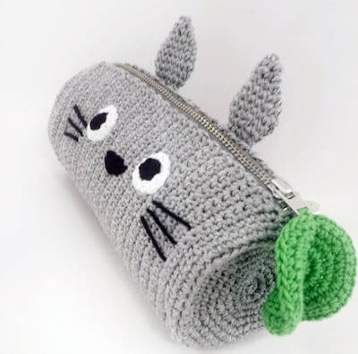 Totoro Pencil Case Crochet Pattern by Marii Arts
