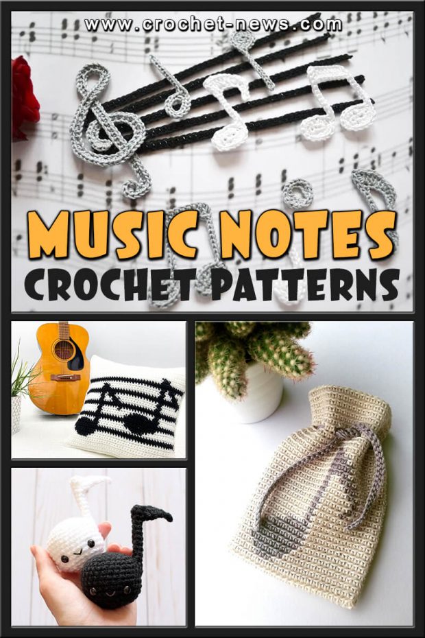 CROCHET MUSIC NOTES PATTERNS