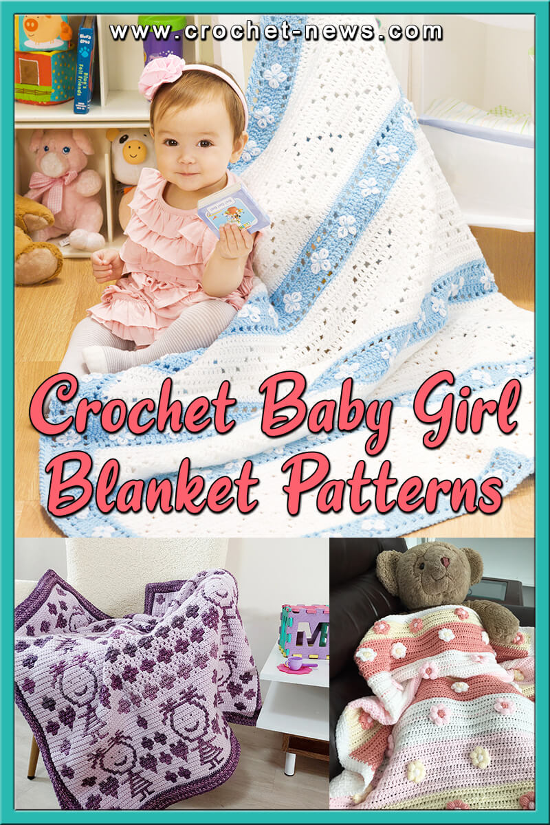 21 Crochet Baby Girl Blanket Patterns Crochet News