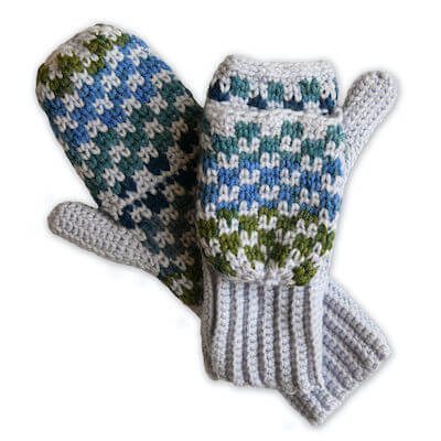 3 In 1 Crochet Hand Warmers Pattern by Red Heart