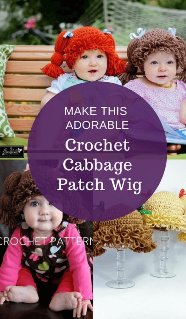 Crochet Cabbage Patch Wig