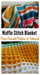 15 Crochet Waffle Stitch Blanket Patterns - Crochet News