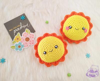 Amigurumi Sun Pattern by A Little Love Everyday