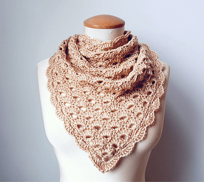 Camello Bandana Scarf Crochet Pattern by Oombawka Design Crochet