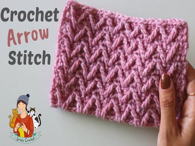 Crochet Arrow Stitch by Yarn & Hooks