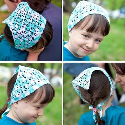 Crochet Beach Bandana Pattern by Sasha Pattern