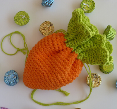 Favor Bag Crochet Carrot Free Pattern by Crochet Spot Patterns