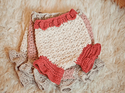 Crochet Diaper Cover Pattern by Mon Petit Violon