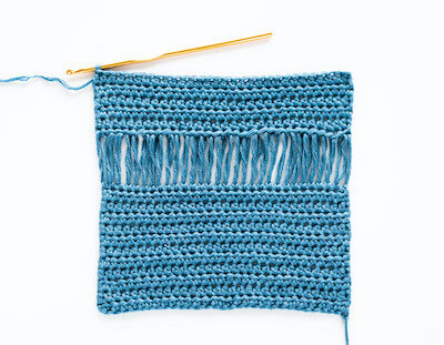 Crochet Drop Loop Stitch by For The Frills
