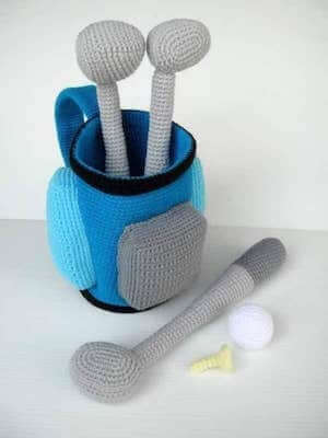 Crochet Golf Set Pattern by Sky Magenta