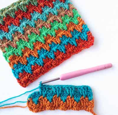 Crochet Granny Spike Stitch by Annie Design Crochet