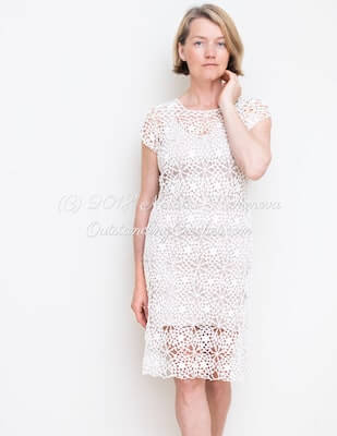 Crochet Lace Wedding Dress Pattern by Outstanding Crochet