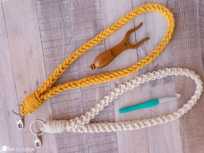 Crochet Lanyard Keychain Pattern by Heart Hook Home