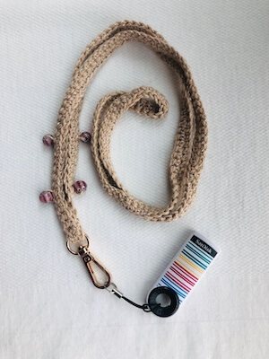 Crochet Lanyard Pattern by The Frill Seeker