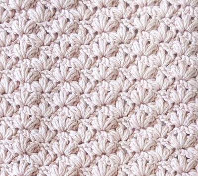 Pretty Crochet Lotus Stitch by Jewels & Jones