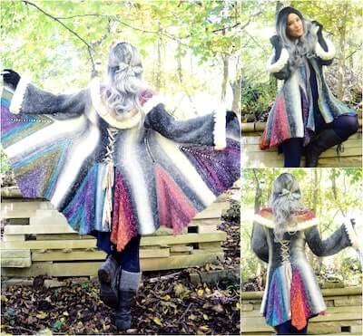 Crochet Priestess Coat Pattern by Morale Fiber