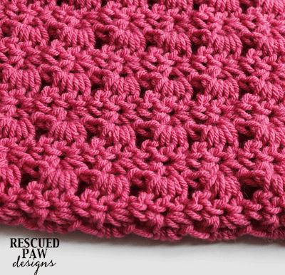 Crochet Primrose Stitch by Rescued Paw Designs