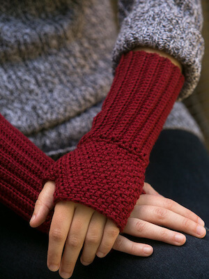 Regal Wrist Warmer Crochet Pattern by I Like Crochet