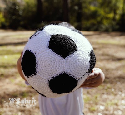 Crochet Soccer Ball Pattern by Sahrit