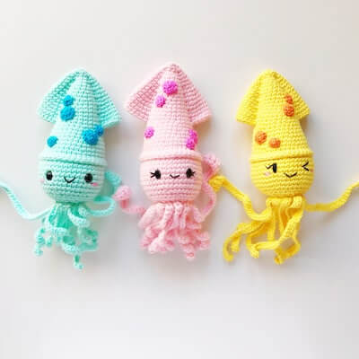 Crochet Squid Pattern by Sundot Attack
