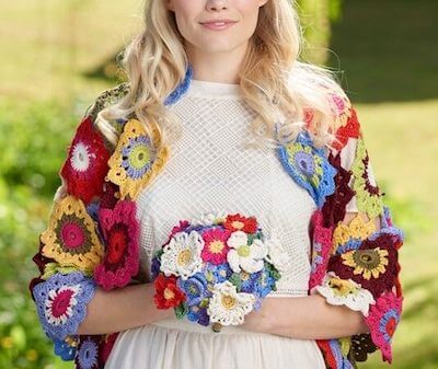 Crochet Wedding Bouquet Pattern by Gathered