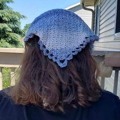 Crochet Windy Day Bandana Pattern by Oombawka Design Crochet