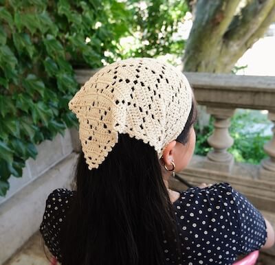 Crochet Yolanda Bandana Pattern by Cosmaudi