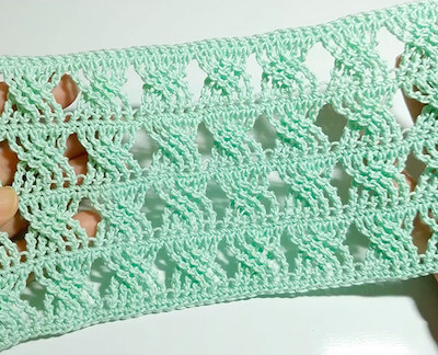 Easy Braided Crochet Stitch by Crochet Beja