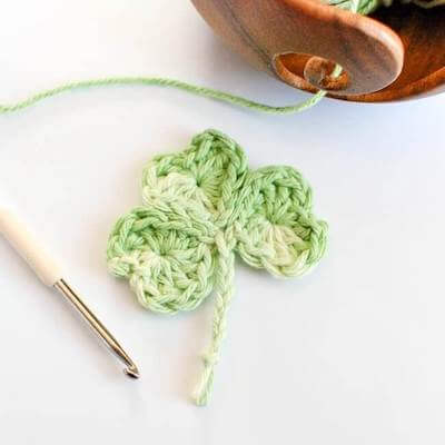 Easy Crochet Clover Pattern by Petals To Picots