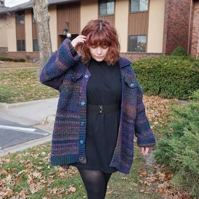 Fisken Coat Crochet Pattern by Wavelengths By Emilie