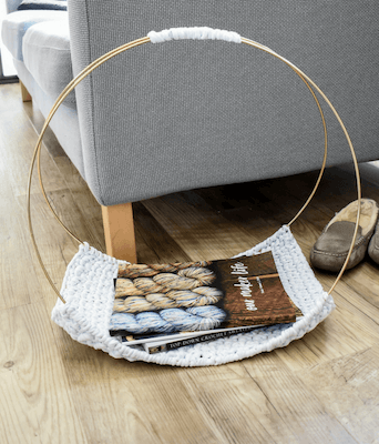 Free Crochet Magazine Rack Pattern by Sweet Everly B