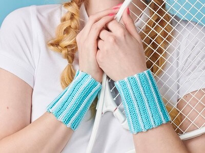 Free Sweatbands Crochet Pattern by Gathered