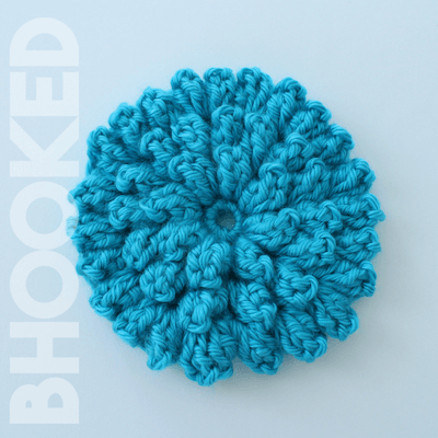 Popcorn Stitch Crochet Flower Pattern by B.Hooked Crochet