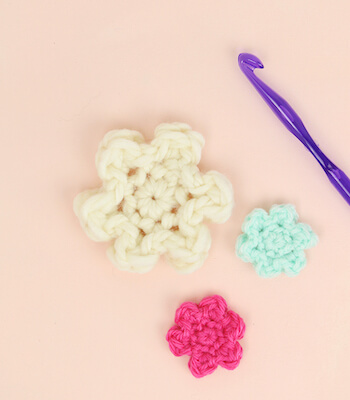 Simple Crochet Flower for Hat Free Pattern by Persia Lou