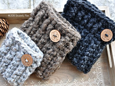 Super Bulky Boot Cuffs Crochet Pattern by Sincerely Pam