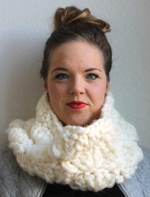 Cowl Super Chunky Crochet Pattern by Persia Lou