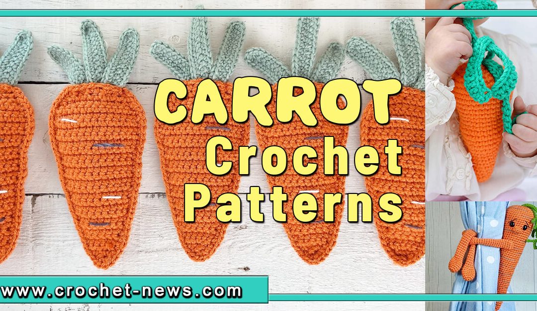 10 Crochet Carrot Patterns