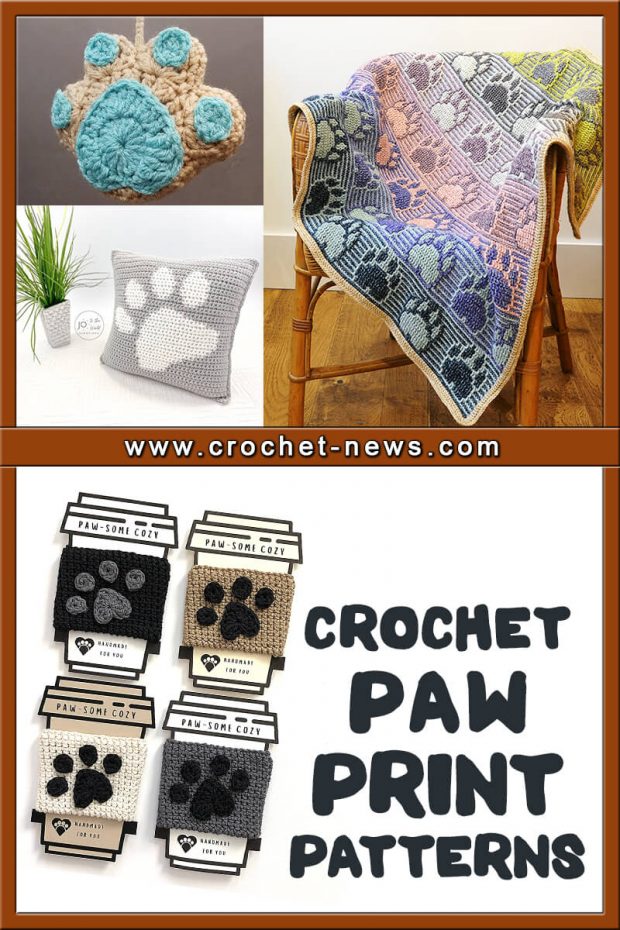 17 Crochet Paw Print Patterns Crochet News