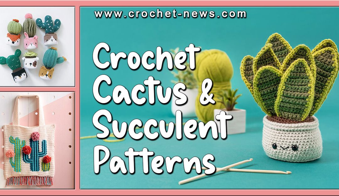 42 Crochet Cactus and Crochet Succulent Patterns